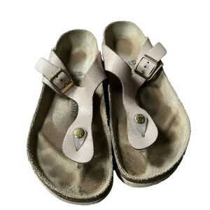 Birkenstock Gizeh Pink Sandals, size 41